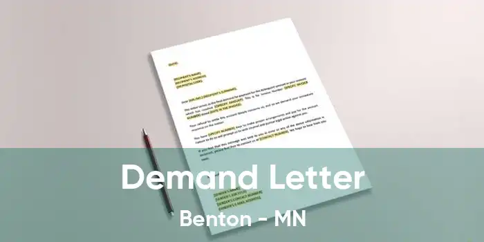 Demand Letter Benton - MN