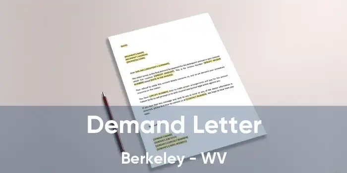 Demand Letter Berkeley - WV