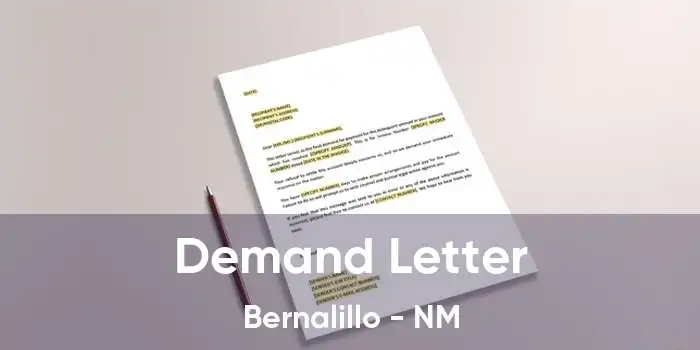 Demand Letter Bernalillo - NM