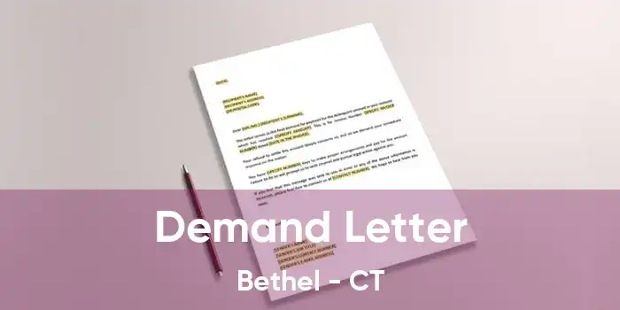 Demand Letter Bethel - CT