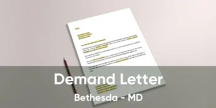 Demand Letter Bethesda - MD