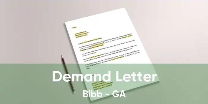 Demand Letter Bibb - GA