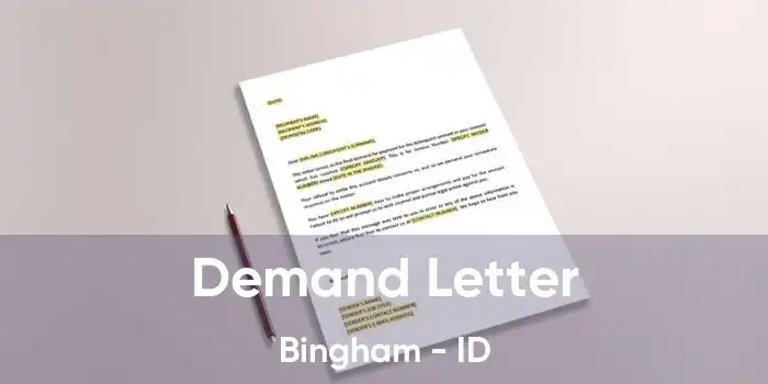 Demand Letter Bingham - ID