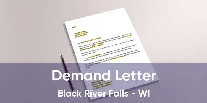 Demand Letter Black River Falls - WI