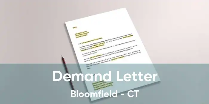 Demand Letter Bloomfield - CT