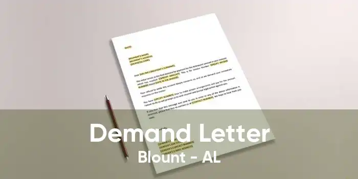Demand Letter Blount - AL