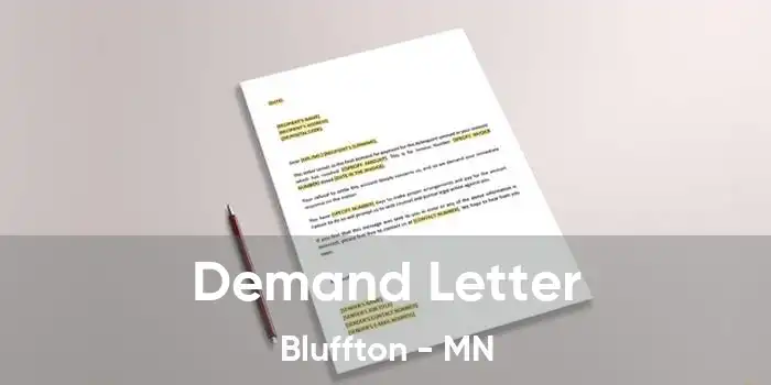 Demand Letter Bluffton - MN