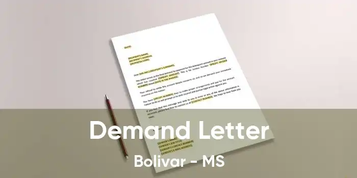 Demand Letter Bolivar - MS