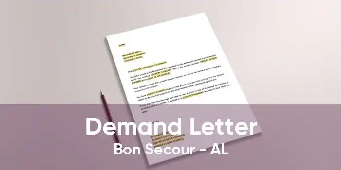 Demand Letter Bon Secour - AL