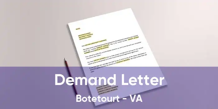 Demand Letter Botetourt - VA