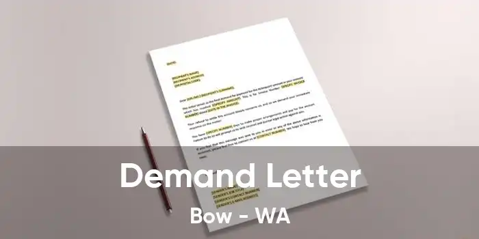 Demand Letter Bow - WA