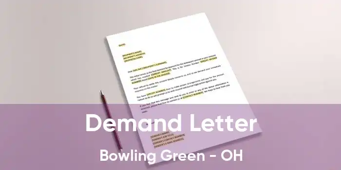 Demand Letter Bowling Green - OH