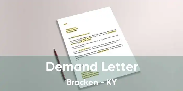 Demand Letter Bracken - KY