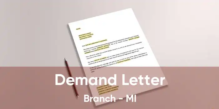 Demand Letter Branch - MI