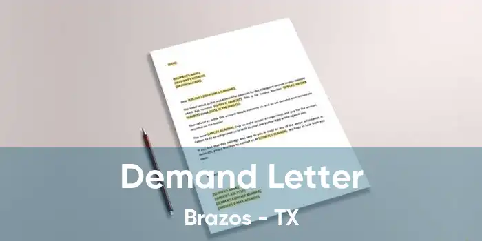 Demand Letter Brazos - TX