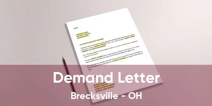 Demand Letter Brecksville - OH