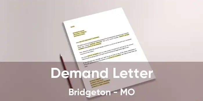 Demand Letter Bridgeton - MO