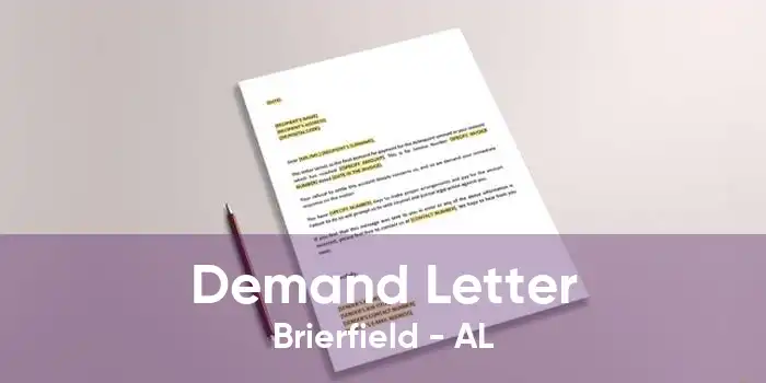 Demand Letter Brierfield - AL