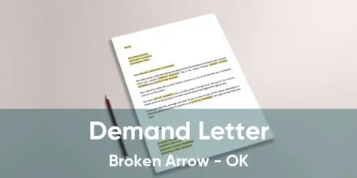 Demand Letter Broken Arrow - OK