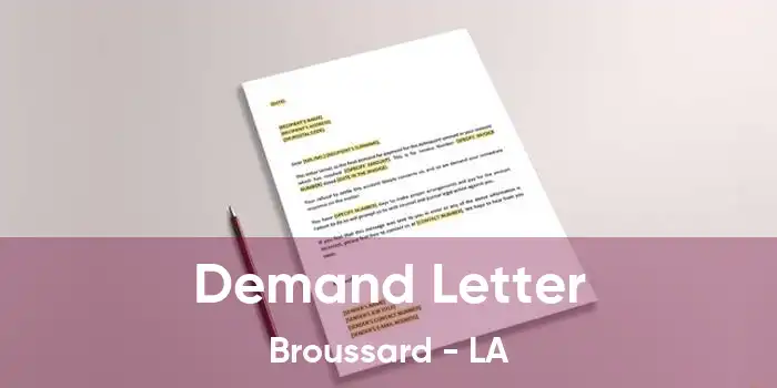 Demand Letter Broussard - LA