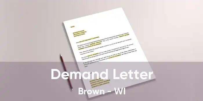 Demand Letter Brown - WI