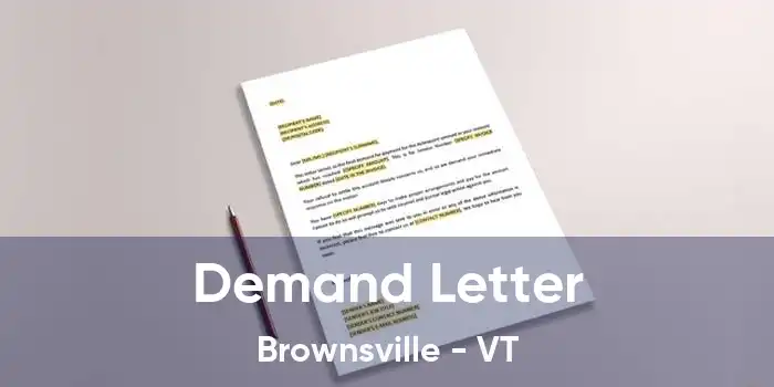 Demand Letter Brownsville - VT