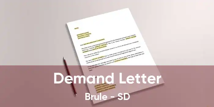 Demand Letter Brule - SD