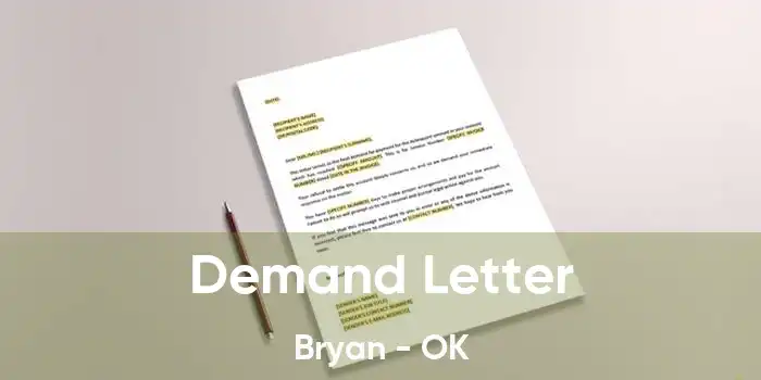 Demand Letter Bryan - OK