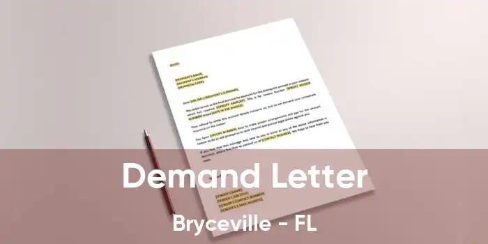 Demand Letter Bryceville - FL