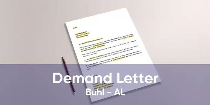 Demand Letter Buhl - AL