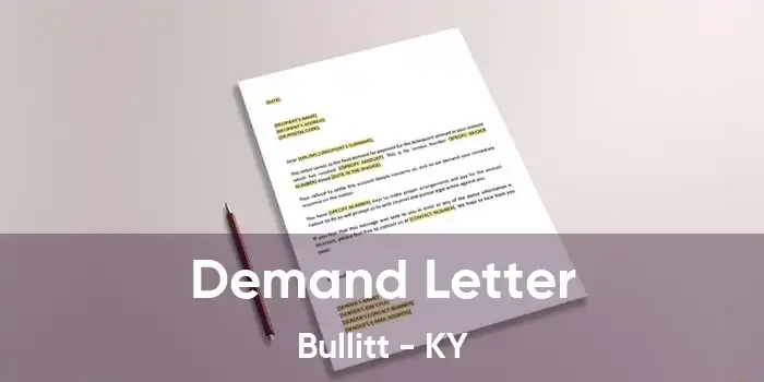 Demand Letter Bullitt - KY