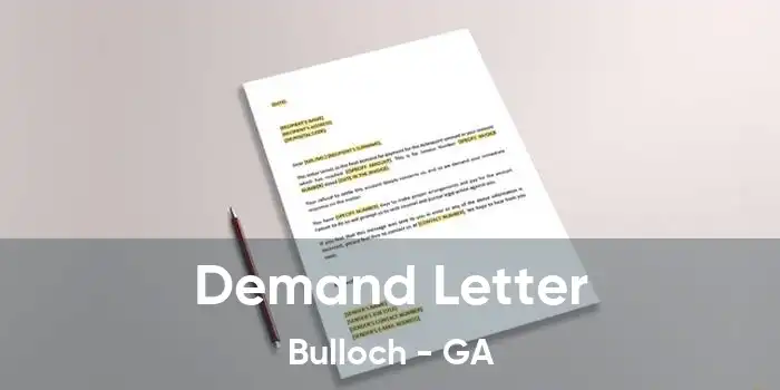 Demand Letter Bulloch - GA