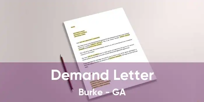 Demand Letter Burke - GA