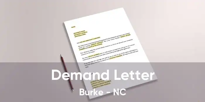 Demand Letter Burke - NC