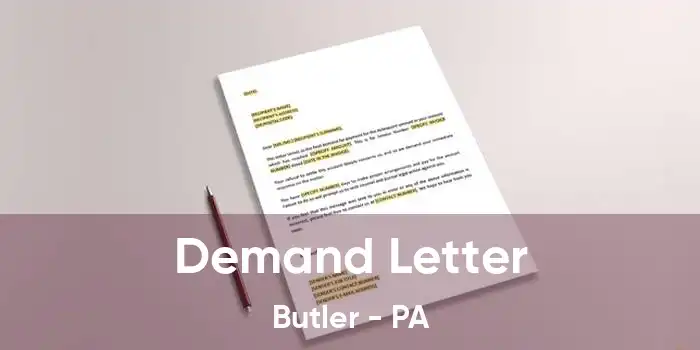 Demand Letter Butler - PA