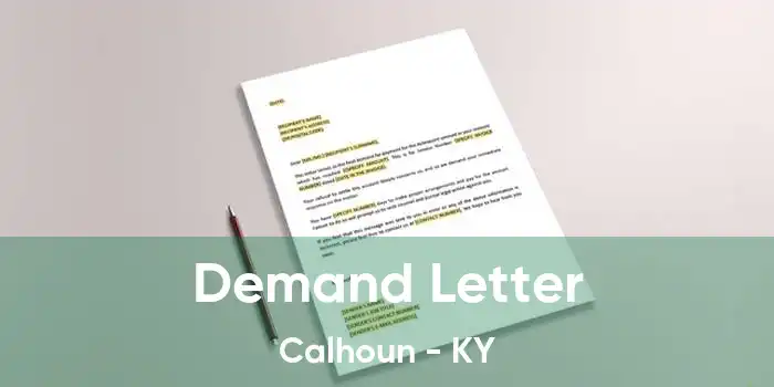 Demand Letter Calhoun - KY