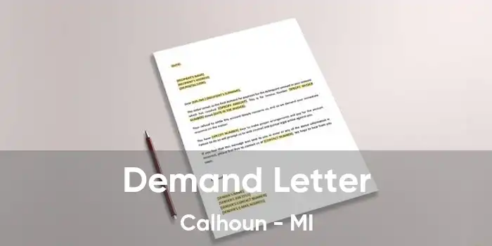 Demand Letter Calhoun - MI