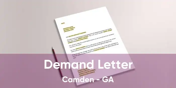 Demand Letter Camden - GA