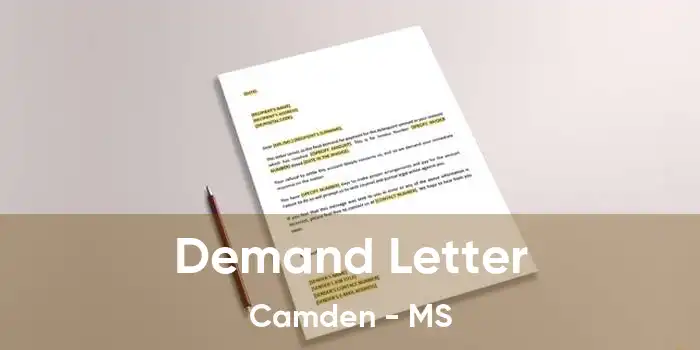 Demand Letter Camden - MS