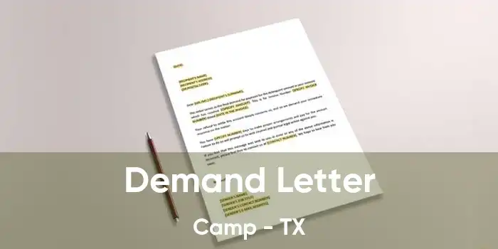 Demand Letter Camp - TX