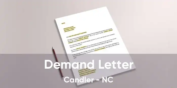 Demand Letter Candler - NC