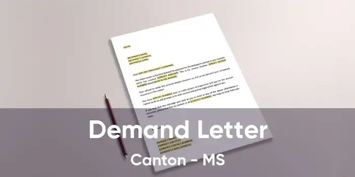  Demand Letter Canton - MS