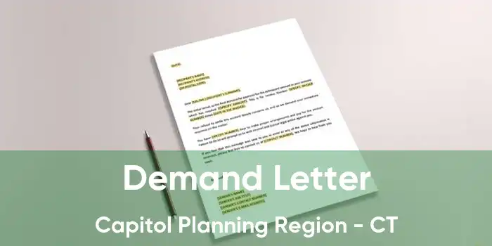 Demand Letter Capitol Planning Region - CT