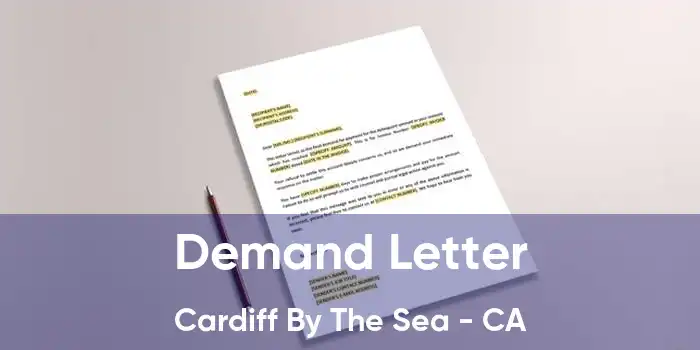 Demand Letter Cardiff By The Sea - CA