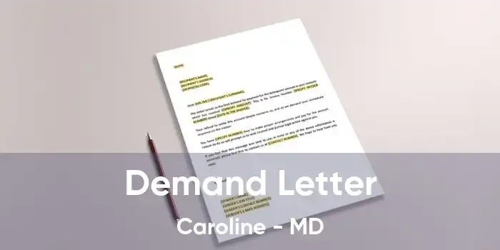 Demand Letter Caroline - MD