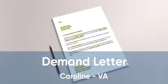 Demand Letter Caroline - VA