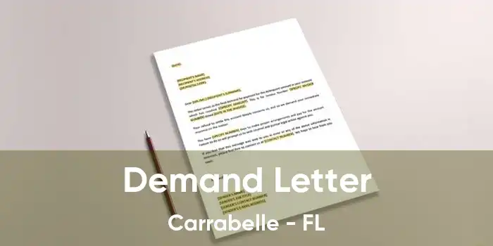 Demand Letter Carrabelle - FL