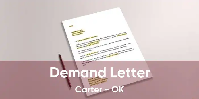 Demand Letter Carter - OK