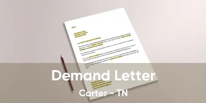 Demand Letter Carter - TN