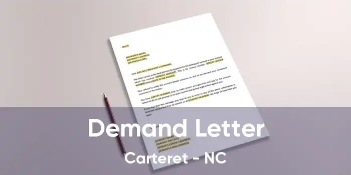 Demand Letter Carteret - NC